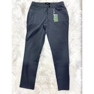 Quince Mens Everyday 5 Pocket Tech Pants Slim Fit Charcoal Gray NWT 32 x 32
